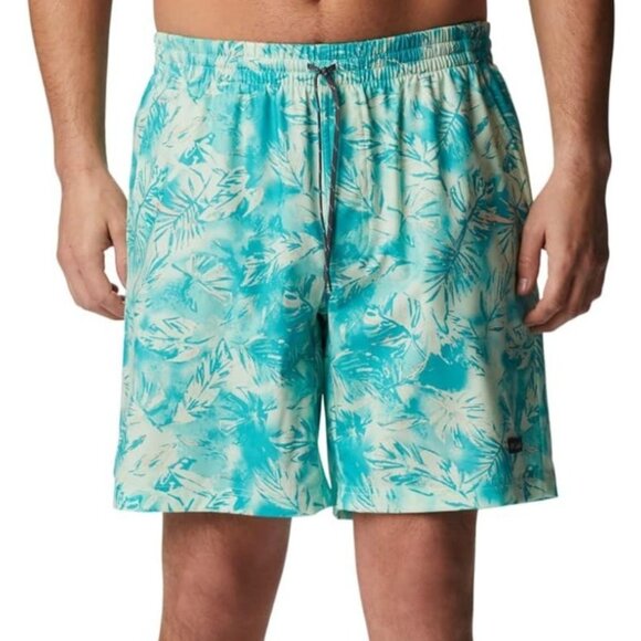 Columbia Other - Columbia Men's Summertide Stretch Printed Shorts Ice Green Sketch Size XXL NWT